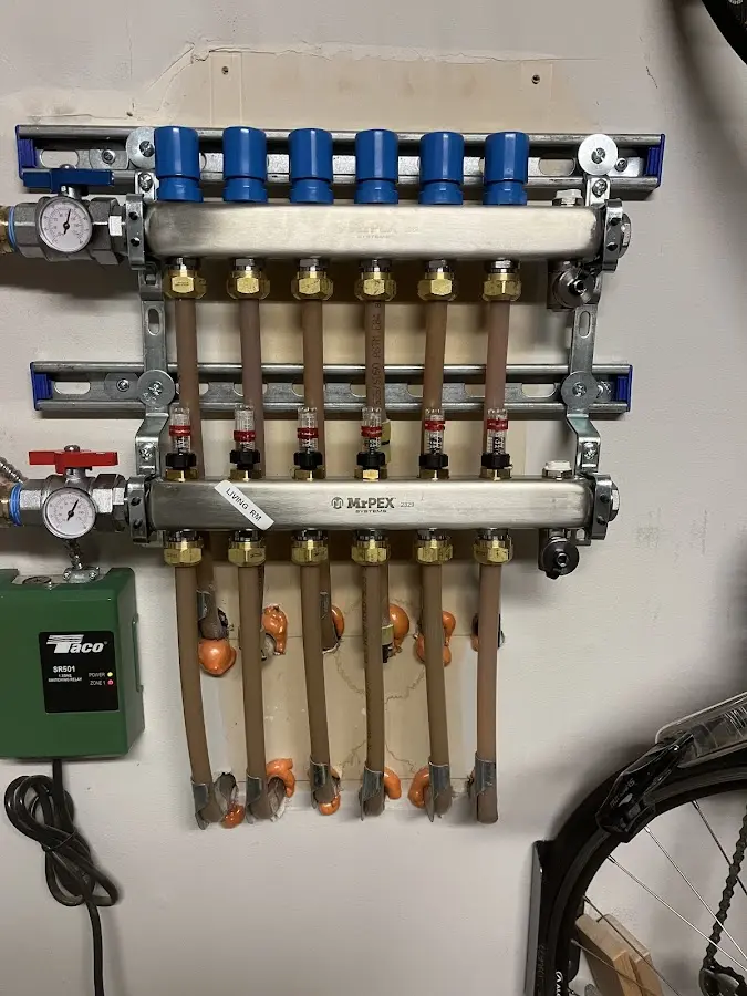 Plumber performing Gas Leak Detection at a residential property in Raceland